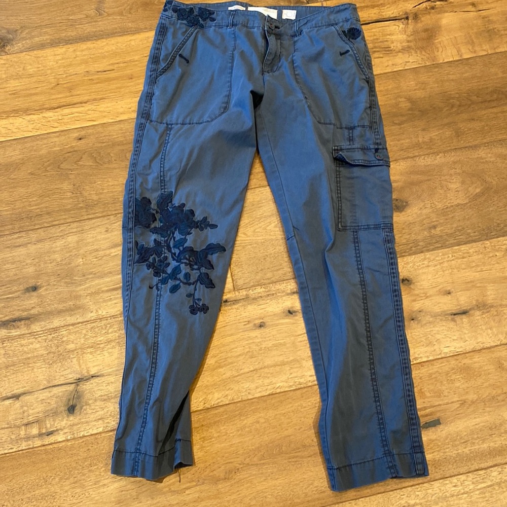 Anthropologie casual crop pants
